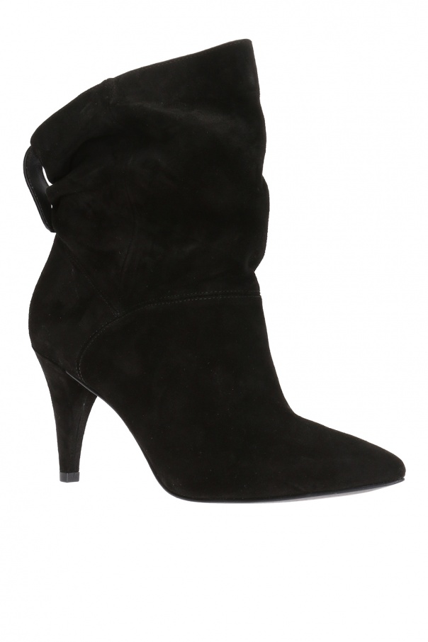 Michael kors carey suede ankle boot sale